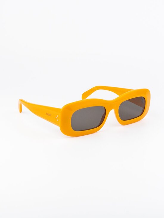 Celine Women Sunglasses Orange Grey Rectangle CL40294I 42A NEW AUTHENTIC main image 5